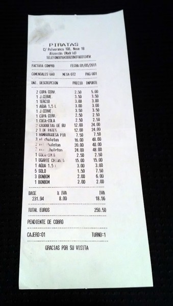 Image De Ticket De Caisse De Restaurante Image De Ticket De Caisse De Restaurante