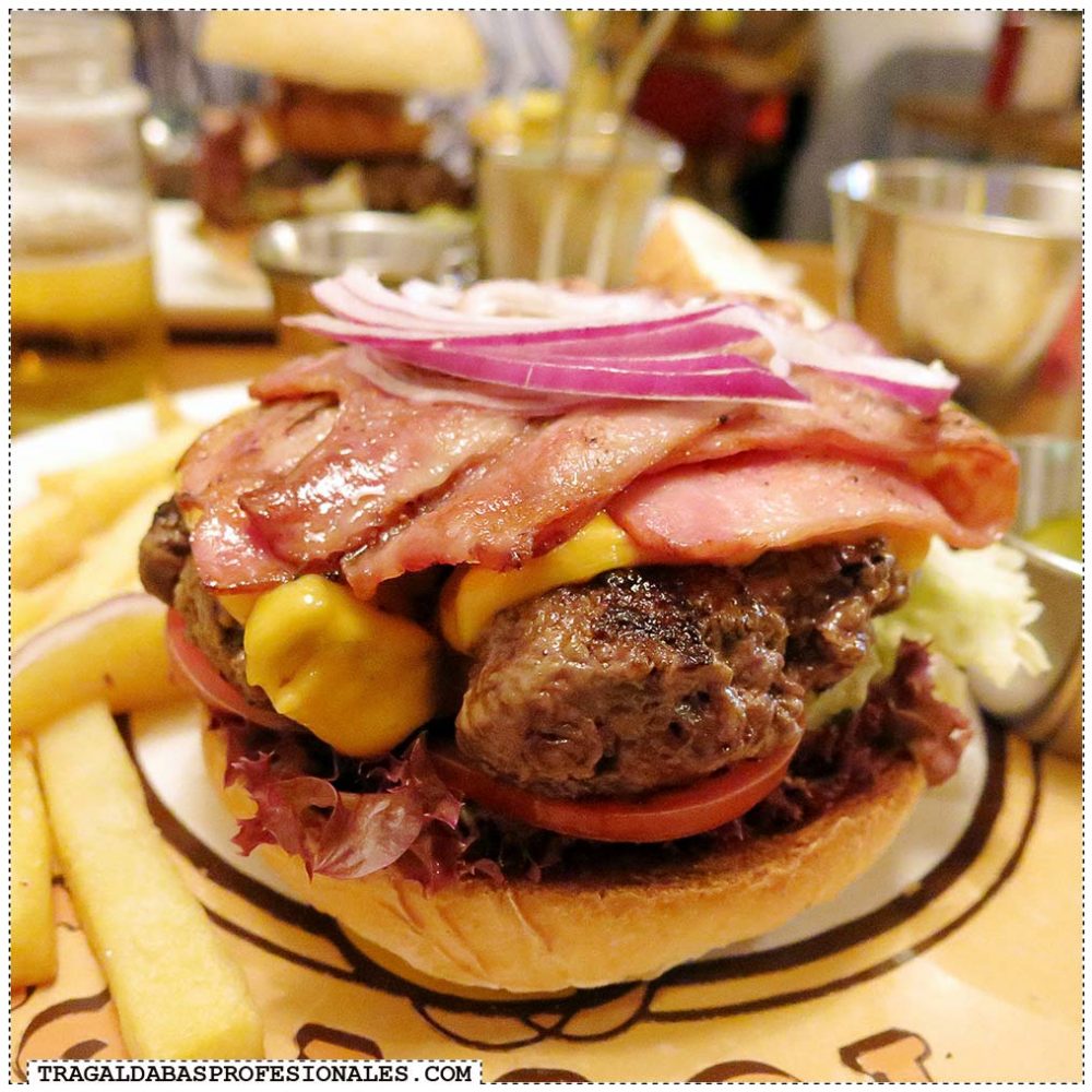 Tragaldabas Profesionales - Ruta de la Hamburguesa Madrid - Bacon cheese burger