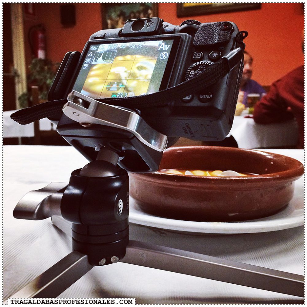Fotografia de comida - Tragaldabas Profesionales - Tripode mesa sobremesa